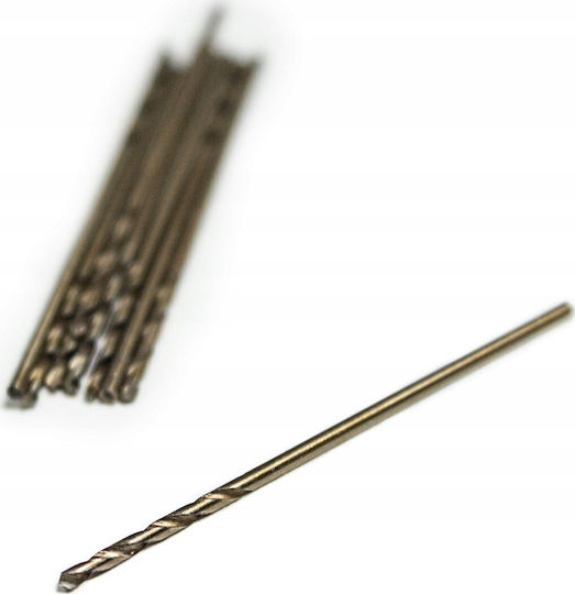 Forsage Set of 10 Drills with Cylindrical Shank for Metal