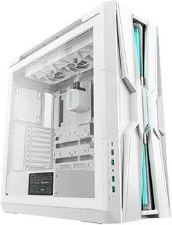 Deepcool Genome III Gaming Full Tower Computer Case with Side Window and RGB Lighting White