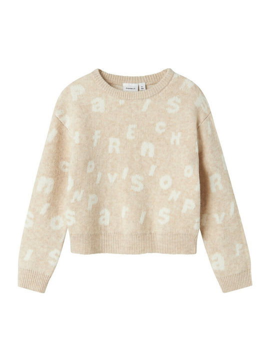 Name It Παιδικό Πουλόβερ Μακρυμάνικο Μπεζ Beige