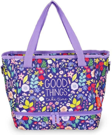 Τσαντακι Φαγητου Legami 10.8l Flowers Llbag0006