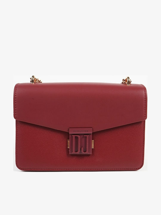 Geantă Dama De Umar Burgundy