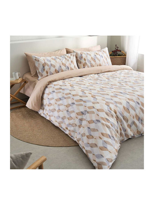 Vesta Home Πάπλωμα Μονό 170x240εκ. Prato Beige