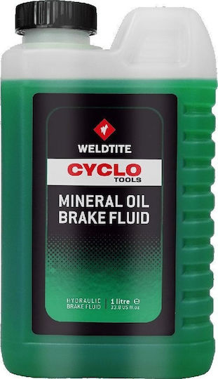 Weldtite Минерално Масло За Спирачки Weldtite Brake Fluid Mineral Oil 1 Л Ново