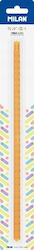 Milan Plastic Orange Ruler