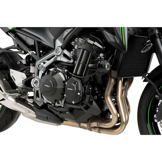Motorcycle Protective Gear Engine Protective Cover Black Kawasaki Z900 '17-'24 Z900se '22-'24 20135n Puig