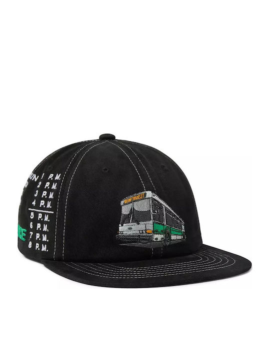 Huf Transport Connection Snapback Hat Black HT00886 Black One Size Black