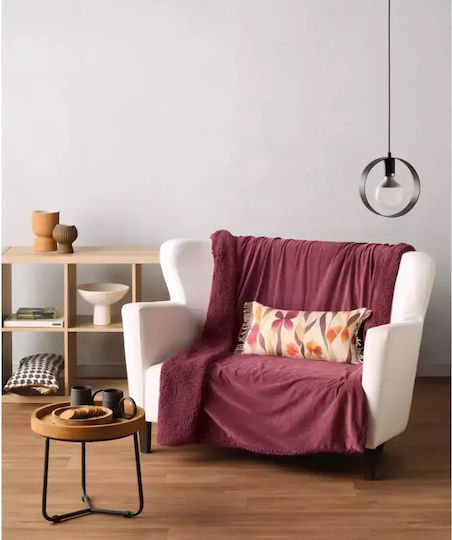 Kentia Sutton Κουβέρτα Sherpa Καναπέ 130x170εκ.