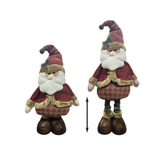 Decorative Fabric Santa Claus Adjustable Height 54–79cm