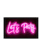 Atmosphera Neon Decorative Lighting Lets Party LED 41x18cm
