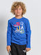 Kids' Shirt Long Sleeve Blue Prudence