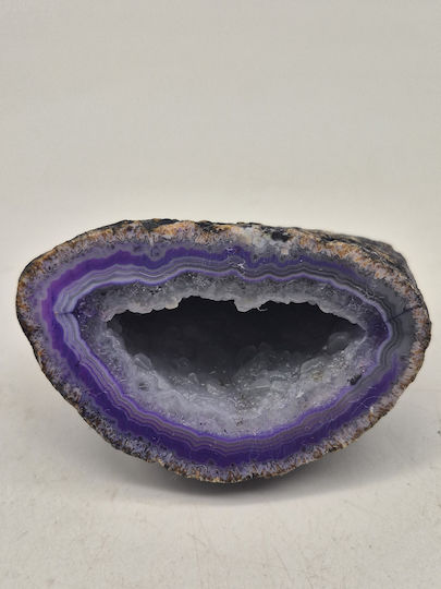 Purple Agate Geode Quartz Crystal