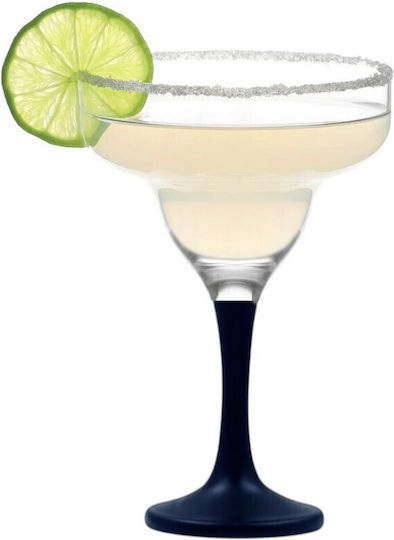 Domumart Glass Cocktail/Drinking made of Glass in Black Color Goblet