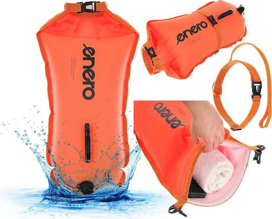Enero Aufblasbare Boje Rettungsbrett Sicherheitsflosse Trockene Tasche 2in1 Enero 72x36cm