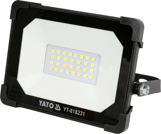 Yato Στεγανός Προβολέας LED 20W Ψυχρό Λευκό 6500K IP65