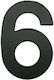 House Number 6 Mb-6 145mm Black