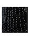 100 Lights LED 0.9m. x 80cm White type Curtain 1pcs