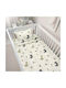 Lino Home Baby Sheets Set Crib Cotton Beige 120x180cm