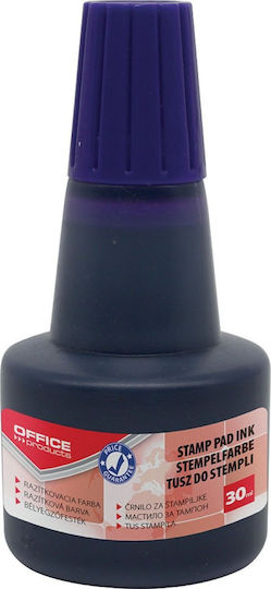 Office Products Liquid Ink for Ink Pad Stamp Purple