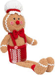 Weihnachtsfigur Plüsch 14x7x43 A-s Lebkuchenjun...