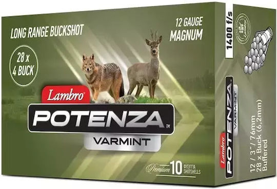 Cartridges Dramia Lambro Potenza Varmint 28x6.2 Mm