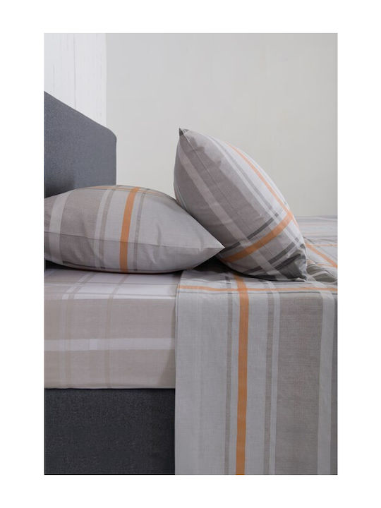 Naf Naf Sheet Sets Queen 240x270cm. Summit Orange 4pcs