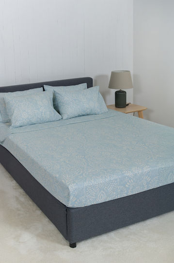 Naf Naf Set Queen 4pcs 240x270cm Summit Atlantic Teal Naf Naf Set Queen 4pcs 240x270cm Summit Atlantic Teal