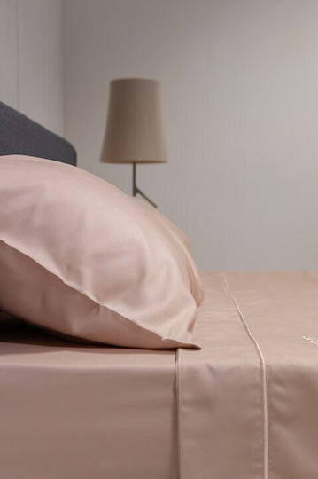 Naf Naf Sheet Sets King Size 270x280cm. Unique Beige 4pcs