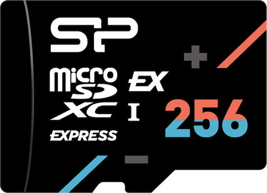 Silicon Power microSDXC 256GB U3 V30 A1 UHS-I 880MB/s με αντάπτορα