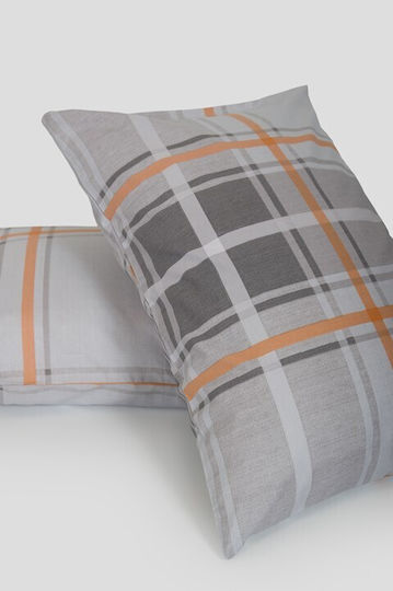 Naf Naf Summit Σετ Μαξιλαροθήκες Andes Orange 50x70εκ.