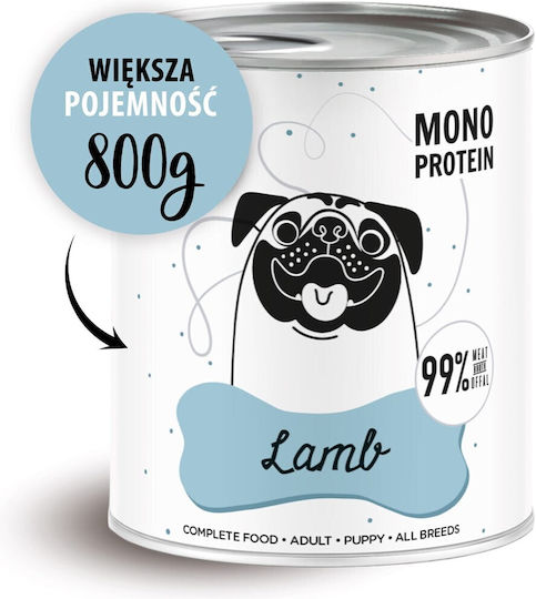 Paka Zwierzaka Υγρή Τροφή Σκύλων με Αρνί 800gr