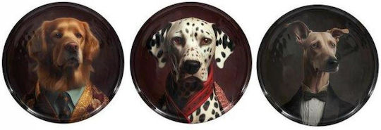 Atmosphera Wanddekoration Hund Platte 30x30cm