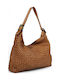 Leather Women's Hobo Bag Brown / Tan