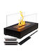 Focar Interior din metal Negru 35x18x17cm