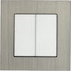 Bassiakos Recessed Wall Switch Two-Way Gray