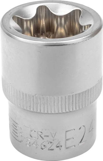 JCB Căpăcel Torx cu Patrat de Prindere 1/2" Dimensiune E24 1buc