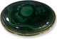 Natural Malachite Oval Decorative Stone 45x33mm