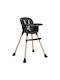 Lorelli Vanilla Baby Highchair 3 in 1 With Adjustable Height Black