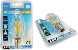 Λάμπα LED 4W E14 Θερμό Λευκό
