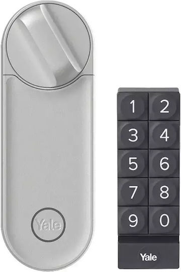 Yale Încuietoare Electronică Retrofit Cu Conectivitate Bluetooth Și Wi-Fi Argintie