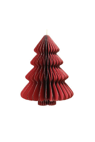 Christmas Decorative Tree 15cm Red Tree