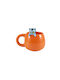 Total Gift Becher Keramik Mehrfarbig 450ml