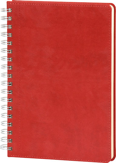 Spiral Set 40 Notizbücher Quadrat Rot