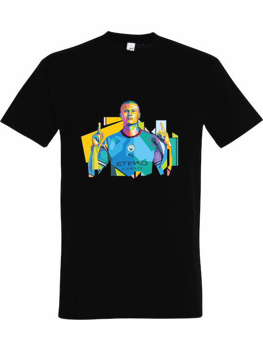 kirikoko Παιδικό T-shirt Black Erling Haaland P...