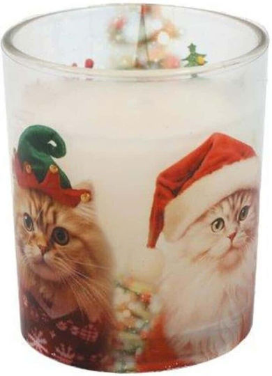 Atmosphera The translated Liquid template in German language: Weihnachtskerzen & Kerzenständer Kerze 7.5x7cm.