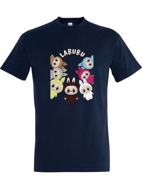 kirikoko Детска тениска French Navy Labubu Mons...