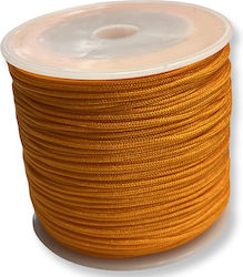 Makramee Schnürsenkel Orange 1mm 72m