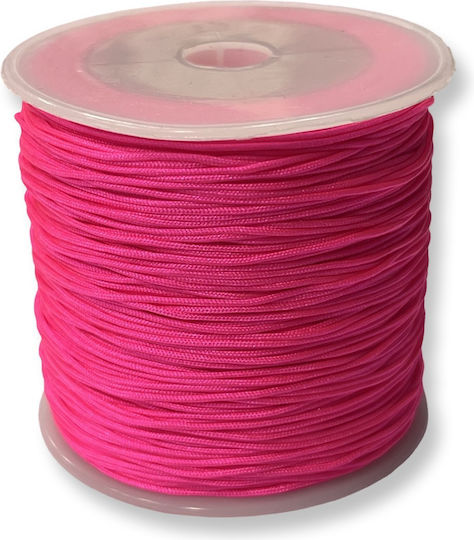 Fuchsia Macrame Laces 0.8mm 93m