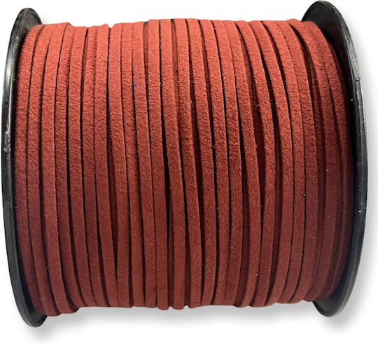 Șiret Suede Burgundy 3mm 100m