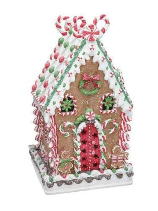 ED Collection Коледно Декоративно Малка къща Бежов 37.5x20x20см.