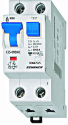 Intreruptor Diferential Rcbo 1p+n 25a 30ma 6ka Curba C Tip Ac Bolf Bo667525 Schrack